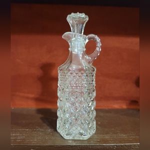 Wexford Oil or Vinegar Cruet Bottle with Stopper Vintage 60s